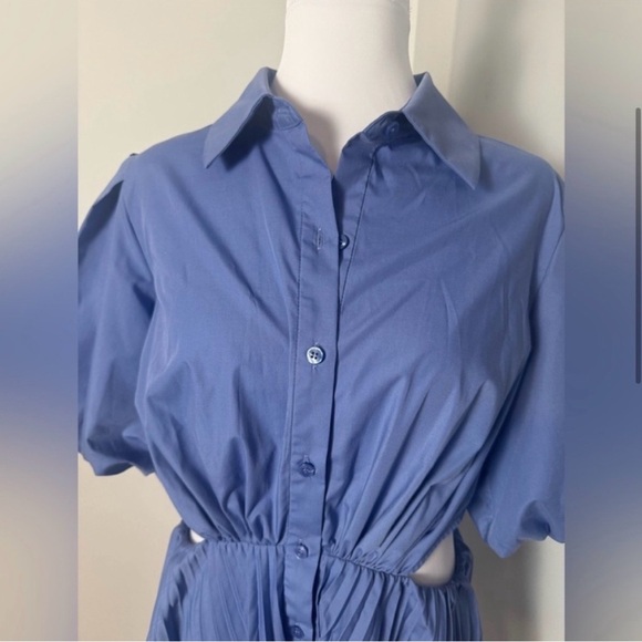 Simkhai Nadine Puff Sleeve Mini Dress/Size M - Picture 4 of 9